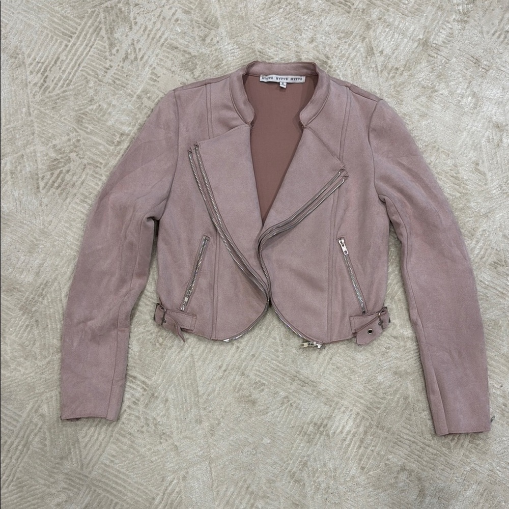 All Saints Pink Suede Women's Jacket